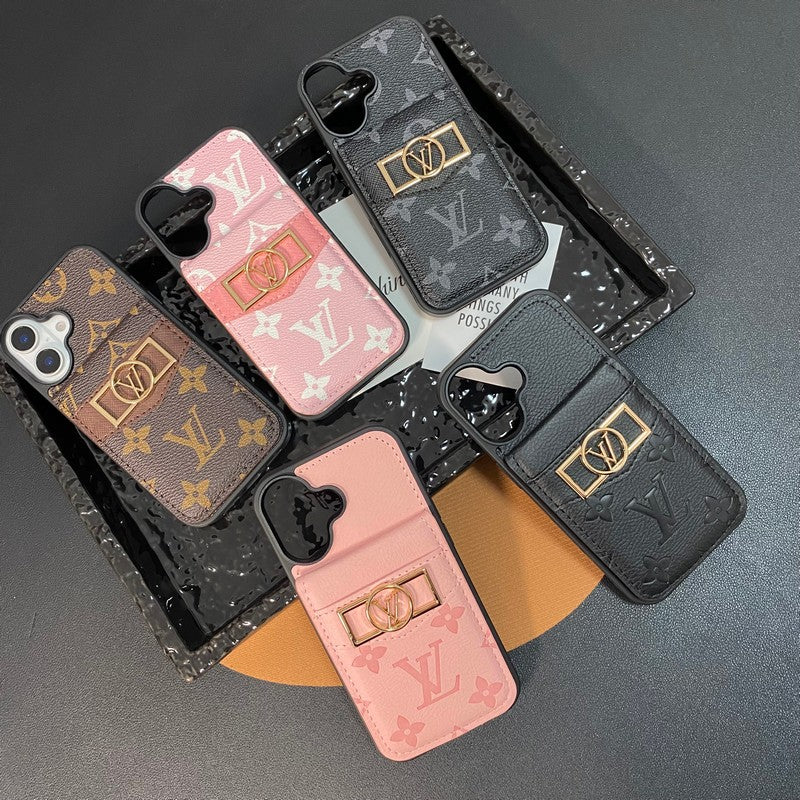 Lou karta Bag Bag Gold Logo Case iPhone
