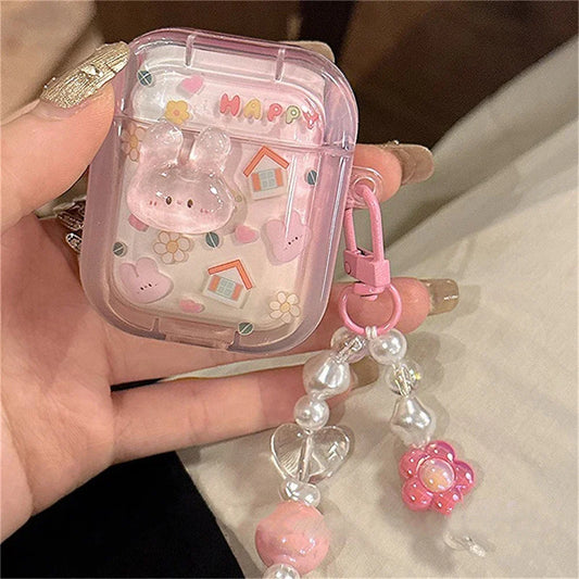 Custodia di coniglio carina per AirPods 1 2 3 Pro Pro 2