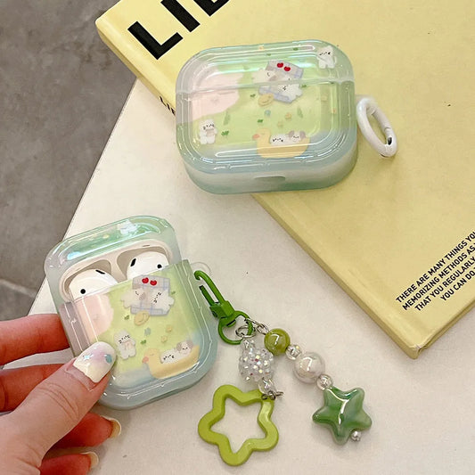 Custine AirPods Clear Clear 1 2 3 Pro 2 Bluetooth Earphone Case