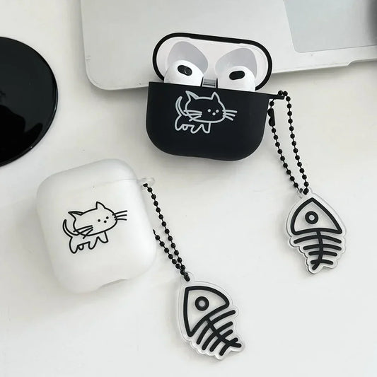 Cat Case per AirPods 1/2/3 Cover AirPods Pro 2 Case