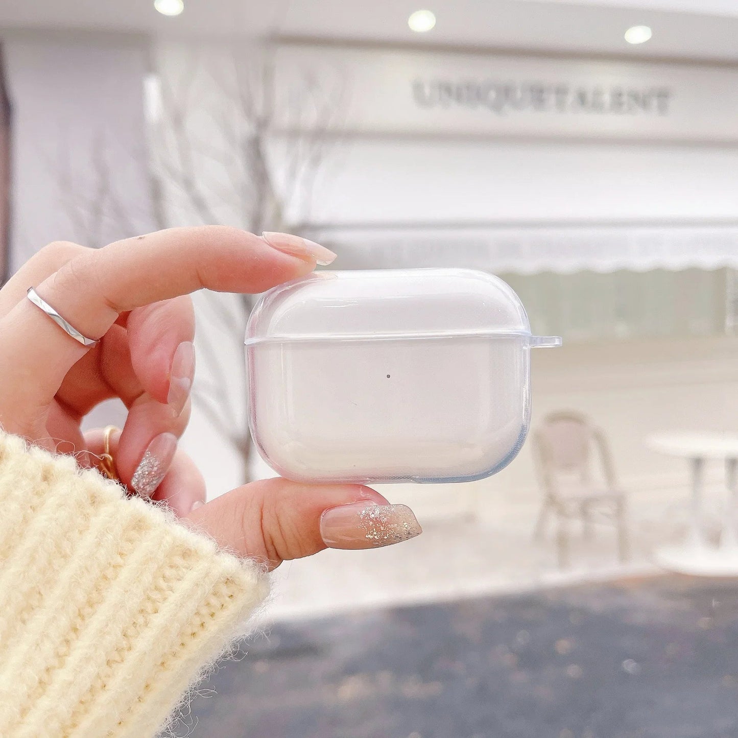 Custodia per auricolari per Apple AirPods 1/2 /3 per AirPods Pro 2nd Earphone Case con portachiavi