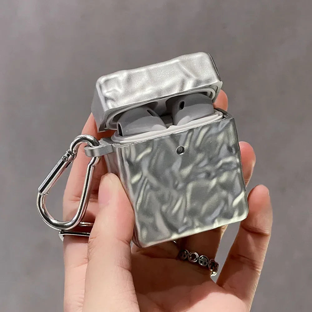 Custodia d'argento per AirPods 3 Pro 2 Case per auricolare per AirPod 1/2/3