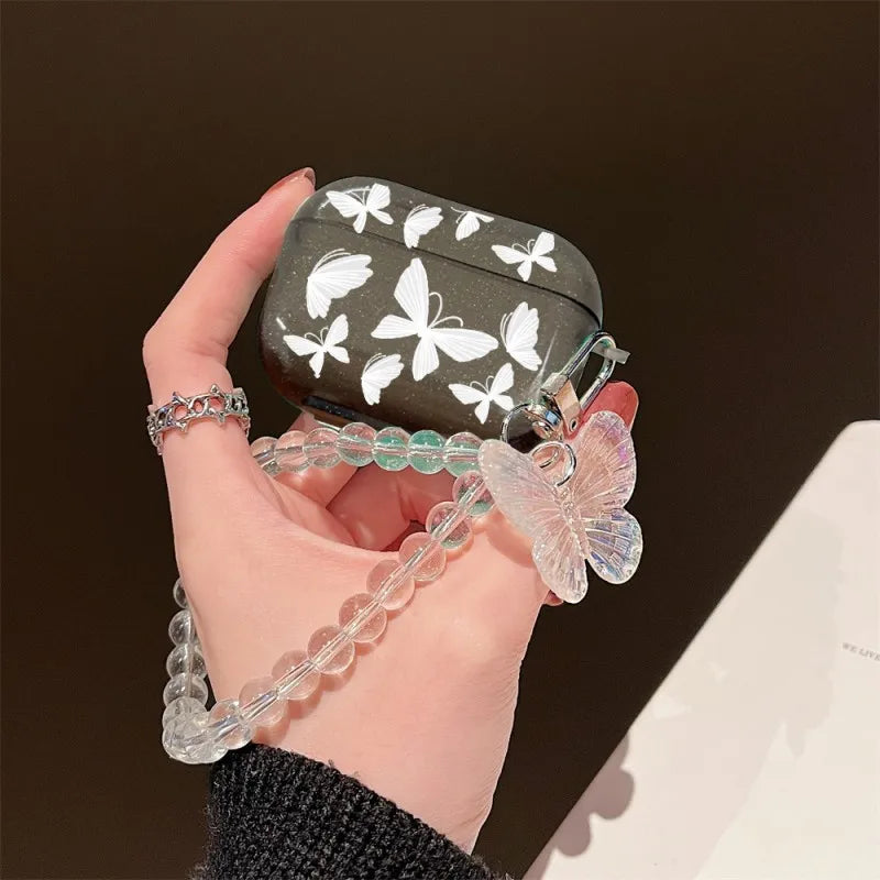 Custodia per auricolari per Apple AirPods 1/2 /3 per AirPods Pro 2nd Earphone Case con portachiavi