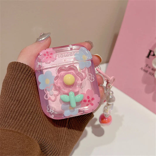 Case di cuffie rosa carine per AirPods 1 2 3 Copertura per AirPods Pro 2