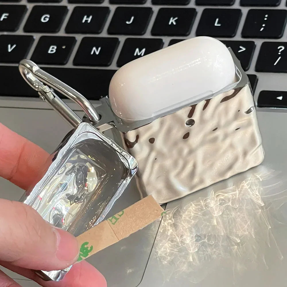 Custodia d'argento per AirPods 3 Pro 2 Case per auricolare per AirPod 1/2/3